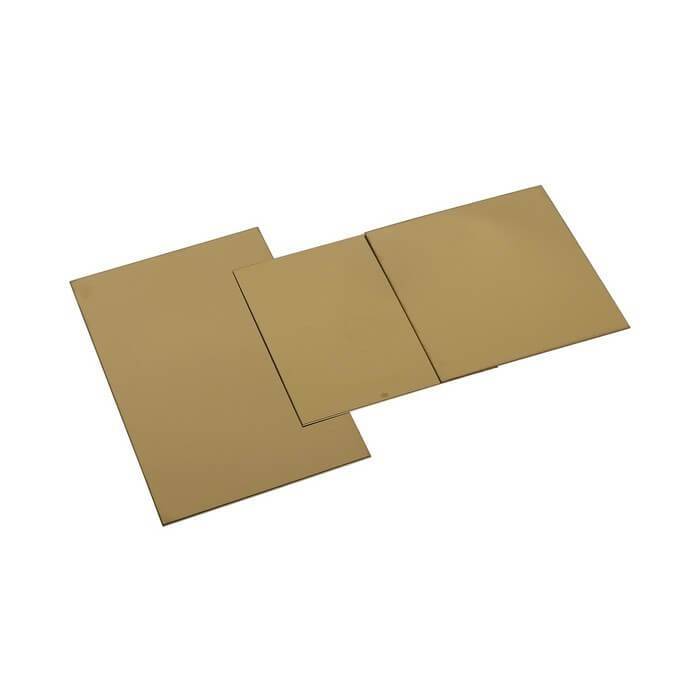 Gold Color-coated stainless steel plate