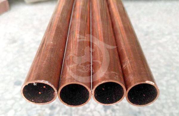 Galvanized copper pipe