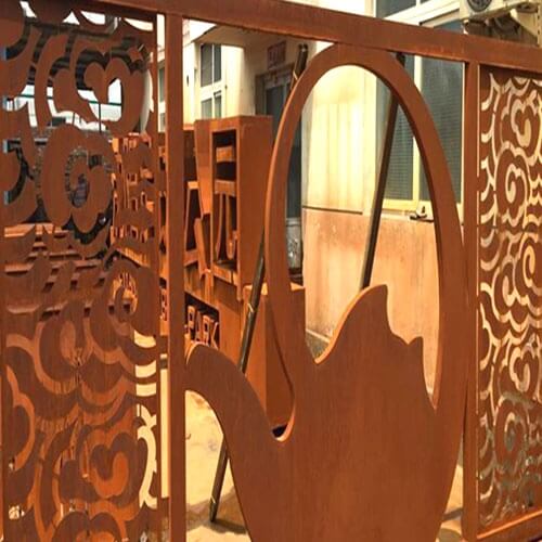 Landscape Curtain Wall Red Rust Weathering Steel Product Processors