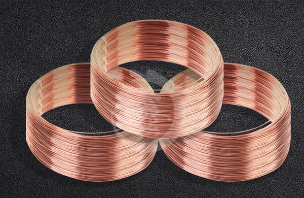 Galvanized copper wire