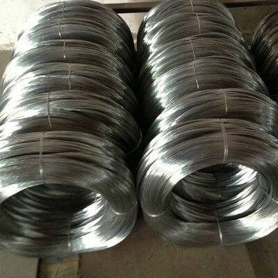 black galvanized steel wire