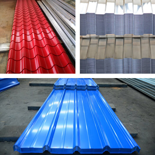 Corrugated steel plate size