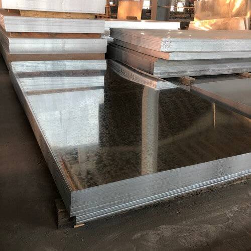 steel flat sheet 4 x 3 galvanized