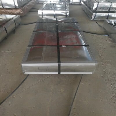 sheet of galvanized steel