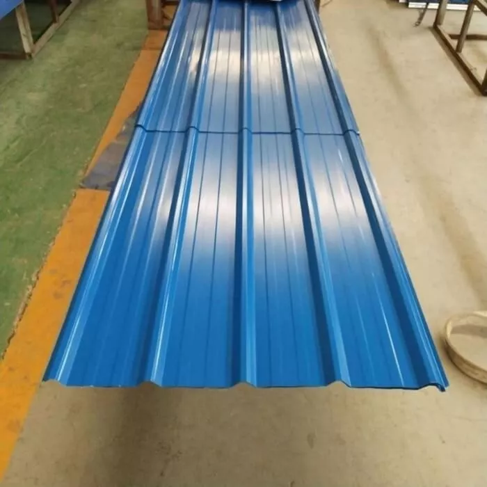Color coated plate for roofing sheet