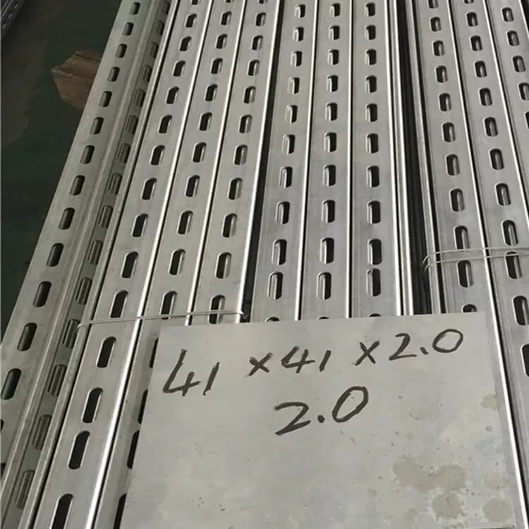 Galvanized channel steel for construction